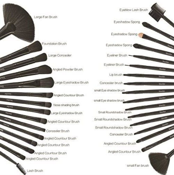 Yuwaku Makeup Brushes Set 32 Pieces - Picture 2 of 3
